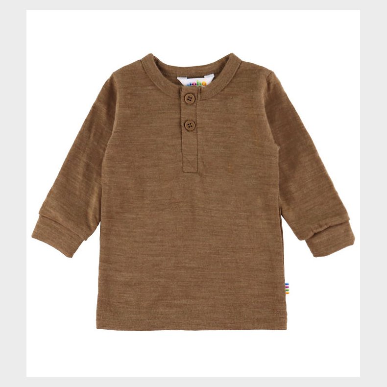 Joha Bluse - Uld - Varm Brun