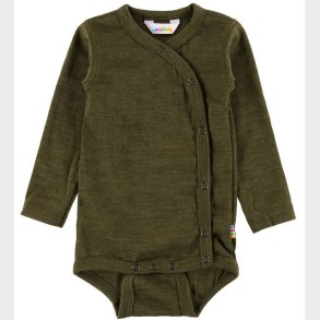 Joha Sl�-Om Body l/� - Uld - Mos Gr�n