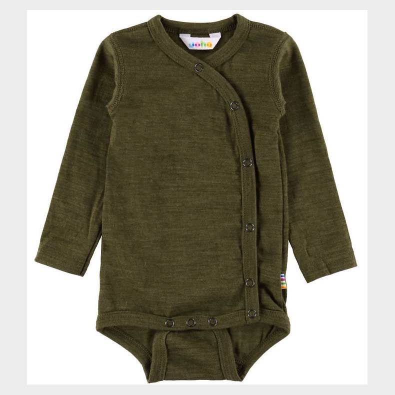 Joha Sl�-Om Body l/� - Uld - Mos Gr�n