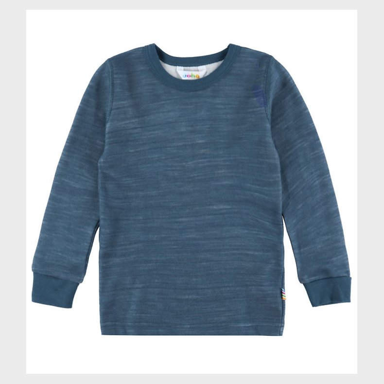 Joha Bluse - Uld/Bambus - Dark Denim