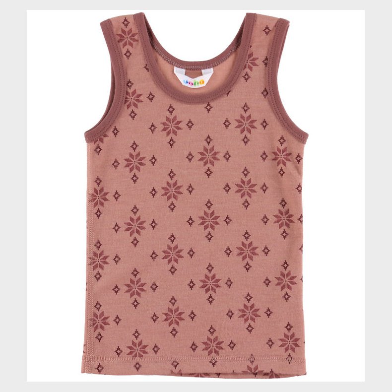 Joha Undertr�je - Uld/Bomuld - Rose m. Snefnug