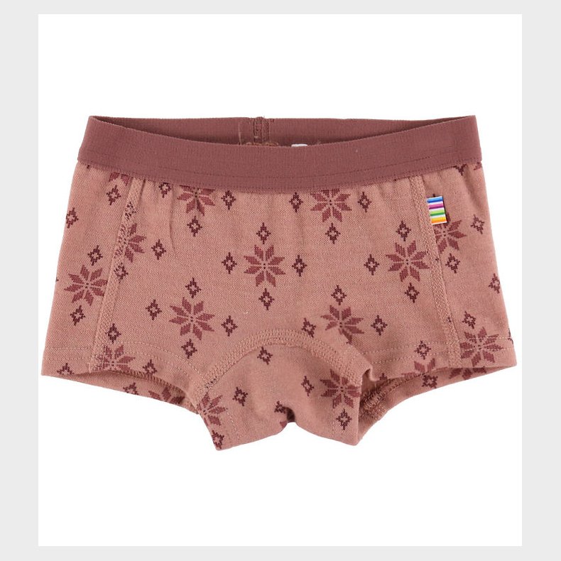 Joha Hipsters - Uld/Bomuld - Rose m. Snefnug