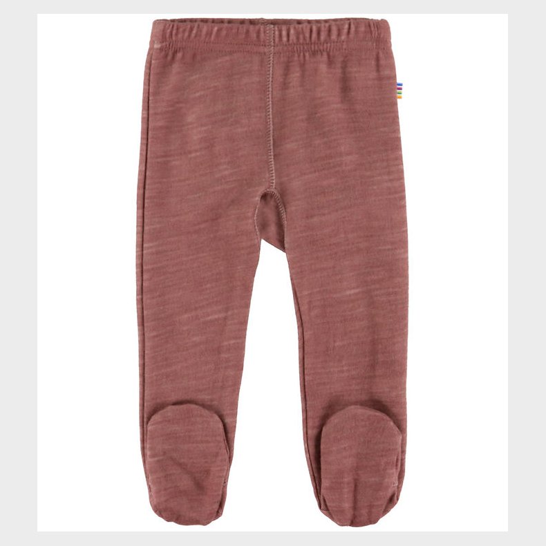 Joha Leggings m. F�dder - Uld/Bambus - M�rk Rose