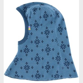 Joha Elefanthue - 2-lags - Uld/Bomuld - Bl m. Snefnug