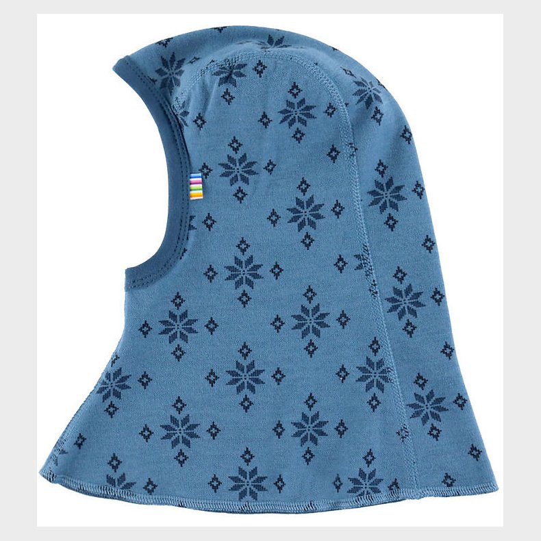 Joha Elefanthue - 2-lags - Uld/Bomuld - Bl� m. Snefnug