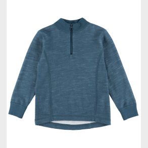 Joha Bluse - Uld/Bambus - Dark Denim