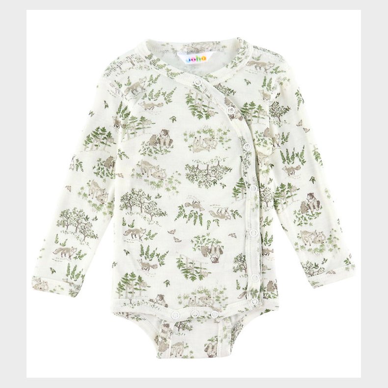 Joha Sl�-Om Body l/� - Uld/Silke - Off White