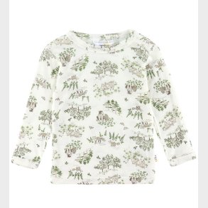 Joha Bluse - Uld/Silke - Off White