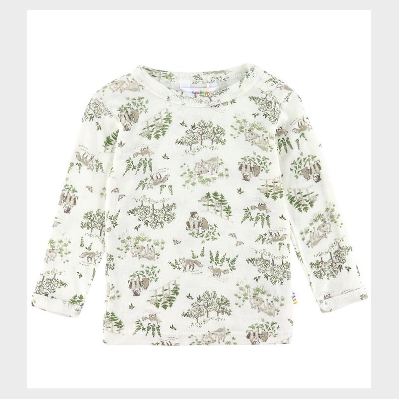 Joha Bluse - Uld/Silke - Off White