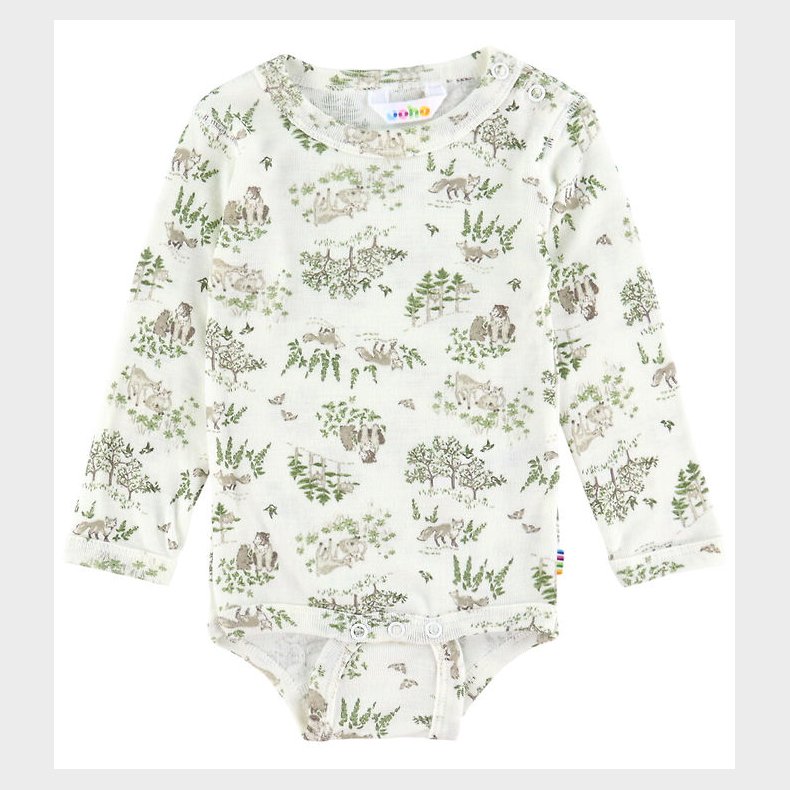 Joha Body l/ - Uld/Silke - Off White