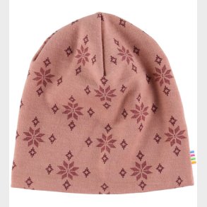 Joha Hue - 2-lags - Uld/Bomuld - Rose m. Snefnug