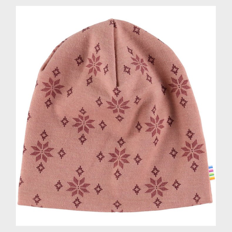 Joha Hue - 2-lags - Uld/Bomuld - Rose m. Snefnug