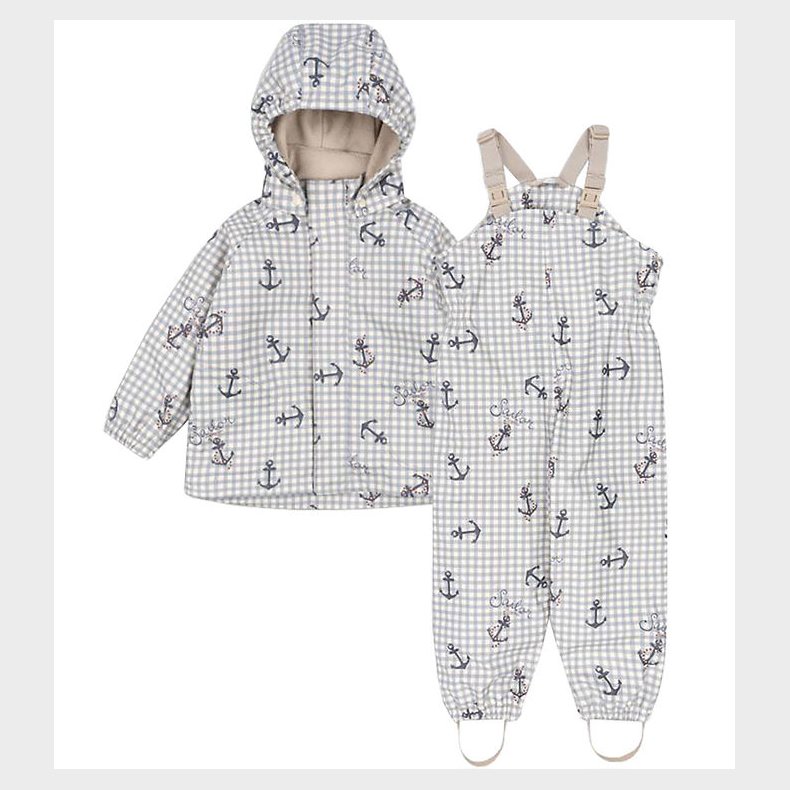 Konges Sljd Regntj m. Seler - PU - Palme - Sailor Check