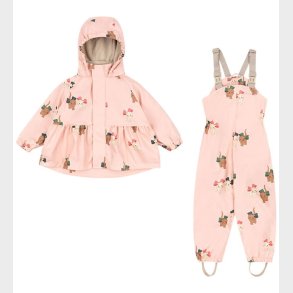 Konges Sljd Regntj m. Seler - PU - Palme - Bow Kitty Pink