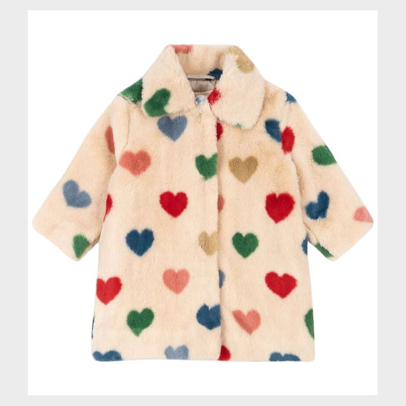 Konges Sljd Jakke - Fuzzie Coat - Bon Coeur Color