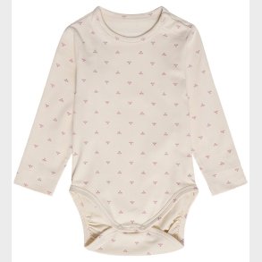 Hummel Body l/ - HmlMini Bee - Whitecap Gray m. Logo