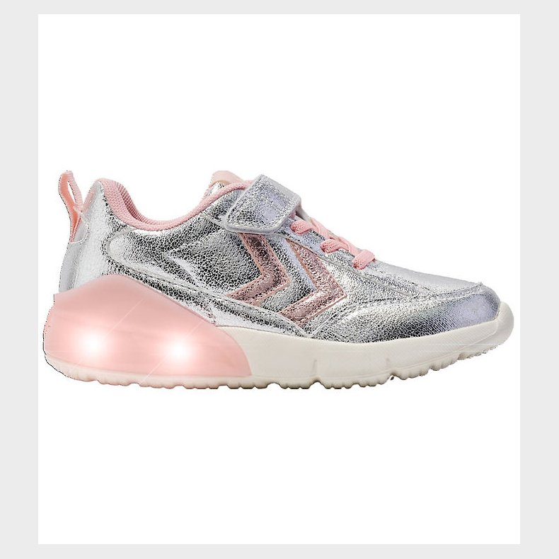 Hummel Sko m. Lys - Daylight Glitter JR - Silver