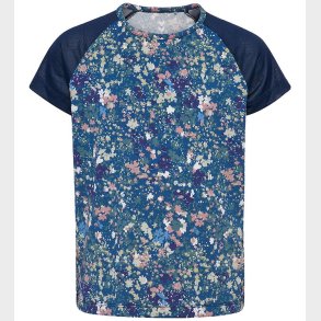 Hummel T-shirt - HmlJR Mix - Dress Blues/Riverside