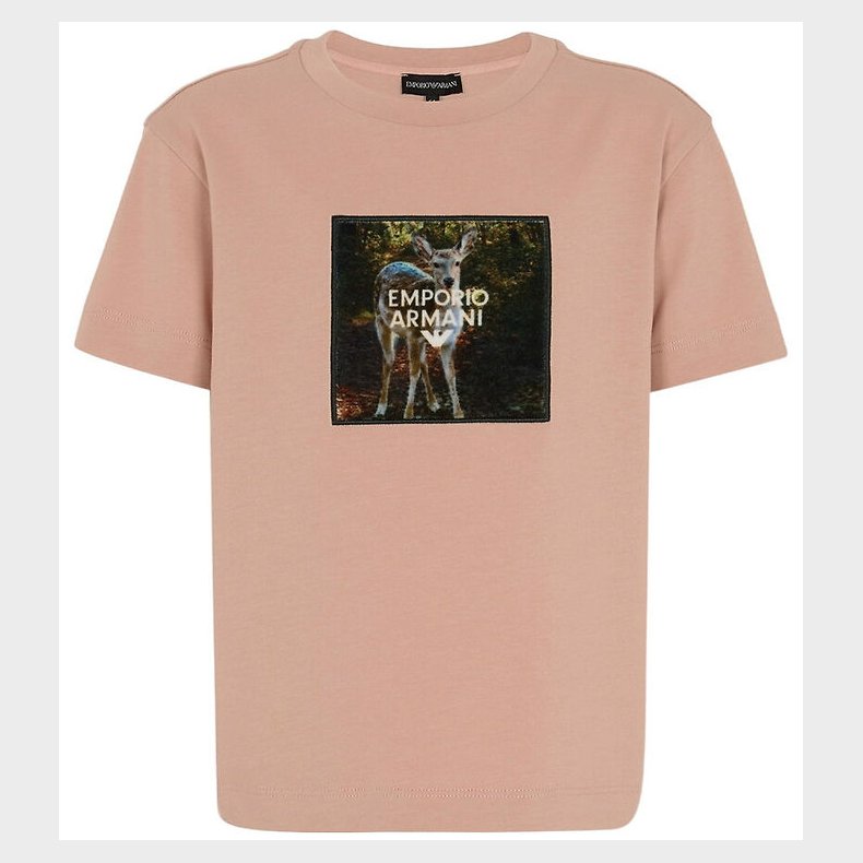 Emporio Armani T-shirt - Mahogany Rose m. Print