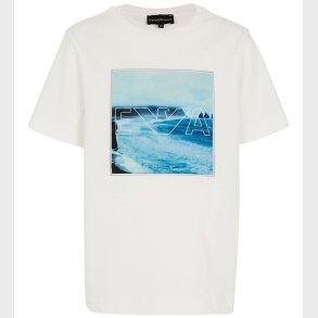 Emporio Armani T-shirt - Off White m. Print