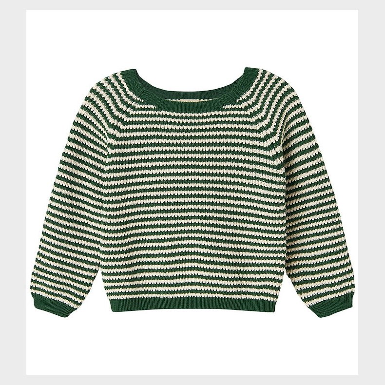 MarMar Bluse - Strik - Torin - Garden Green Stripe