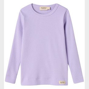 MarMar Bluse - Rib - Plain - Soft Lavender