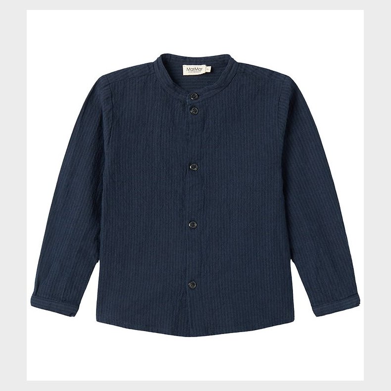 MarMar Skjorte - Torben - Dark Blue Stripe