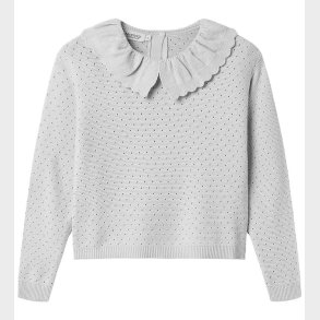 MarMar Bluse - Strik - Toro - Aluminium m. Hulm�nster