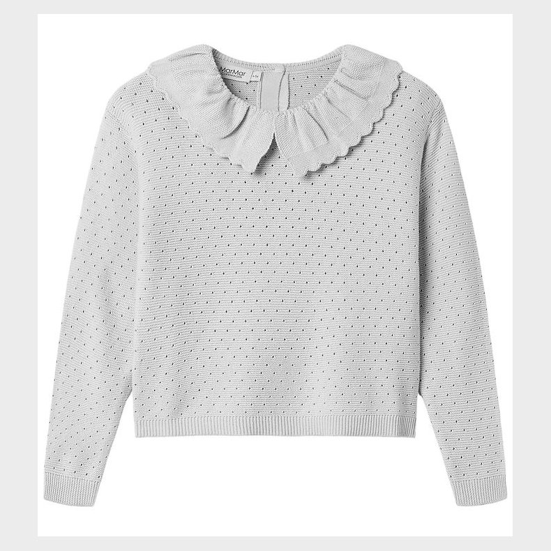 MarMar Bluse - Strik - Toro - Aluminium m. Hulm�nster