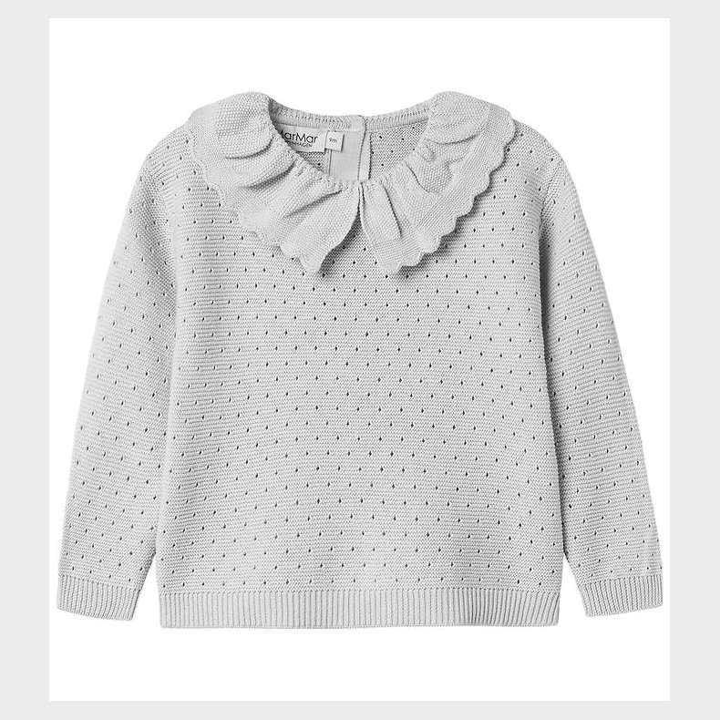 MarMar Bluse - Strik - Toro - Aluminium m. Hulmnster