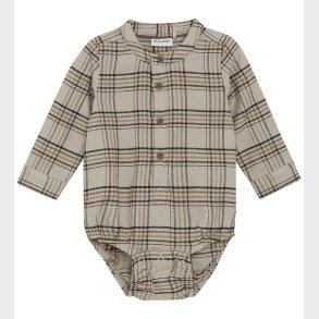 Minymo Skjortebody l/� - Oxford Tan