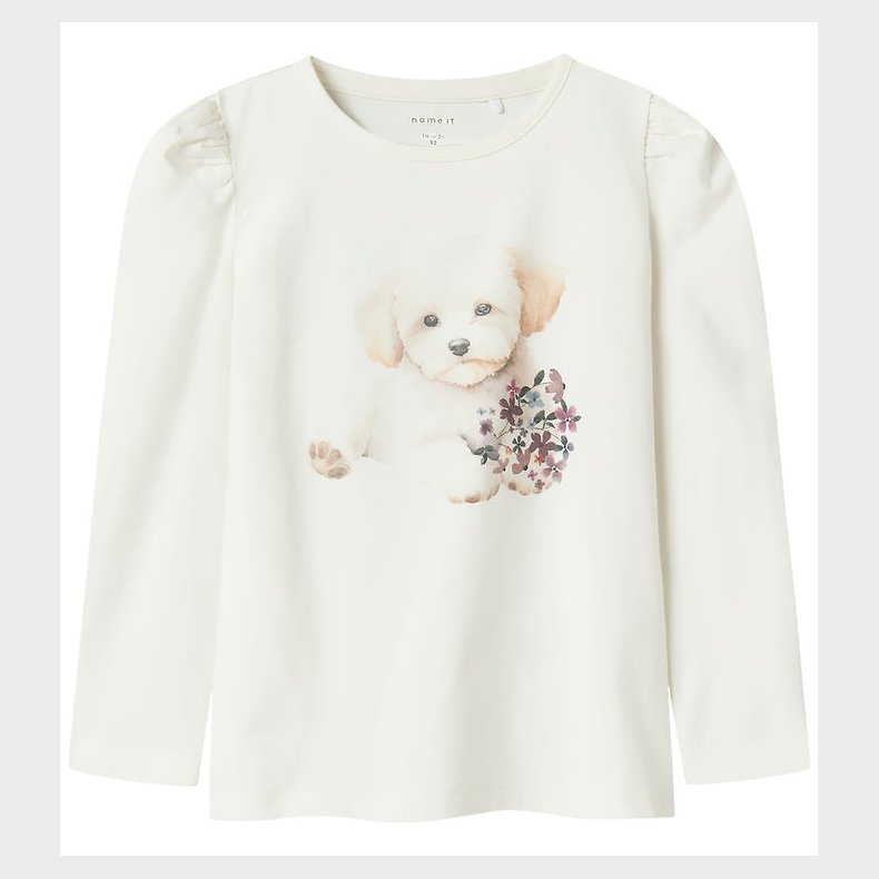 Name It Bluse - NmfNinea - Cloud Dancer