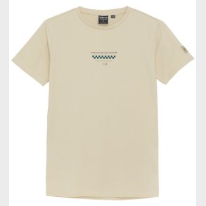 Indian Blue Jeans T-shirt - Sandshell m. Print