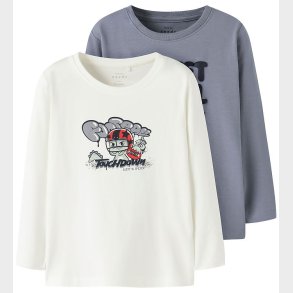 Name It Bluse - NmmVux - 2-pak - Tradewinds/Cloud Dancer