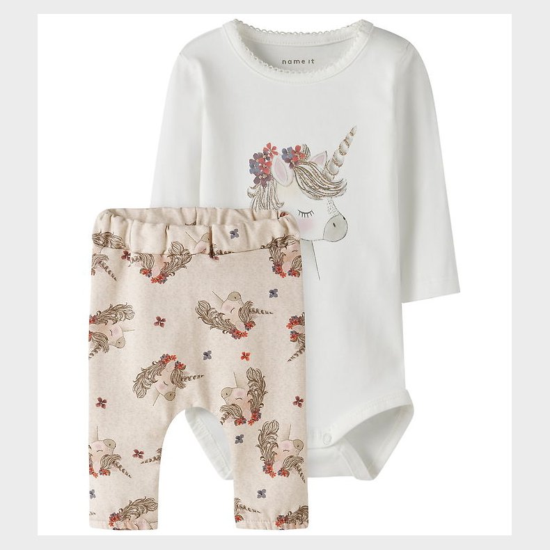 Name It St - Body l//Leggings - NbfNicorn - Peyote Melange