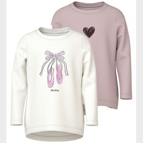 Name It Bluse - NmfVix - 2-pak - Burnished Lilac/Cloud Dancer