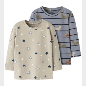 Name It Bluse - NbmVacion - 2-pak - Tradewinds/Island Fossil