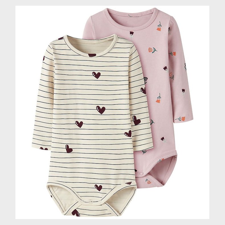 Name It Body l/ - 2-pak - Summer Sand/Burnished Lilac