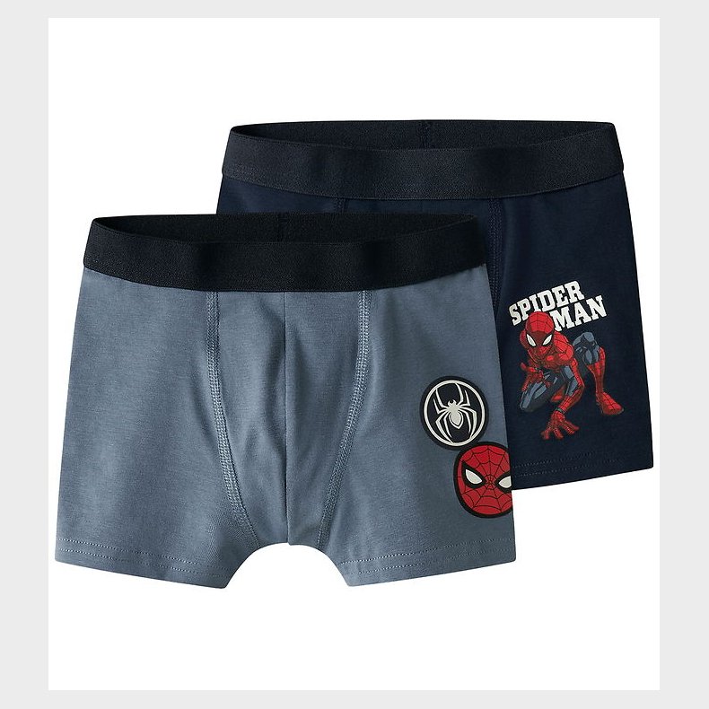 Name It Boxershorts - 2-pak - NmmOvile Spiderman - Navy Blazer