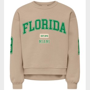 Kids Only Sweatshirt - KogVictory - Humus/Florida/Medium Green