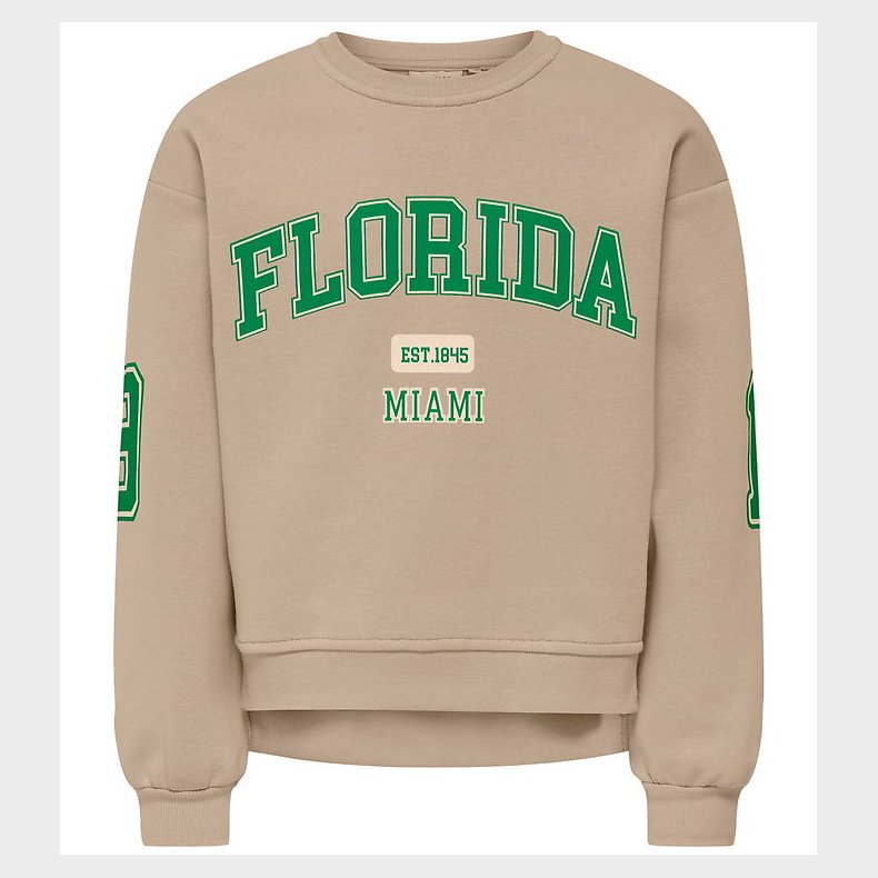 Kids Only Sweatshirt - KogVictory - Humus/Florida/Medium Green