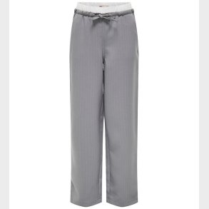 Kids Only Bukser - KogMiley - Medium Grey Melange/Boxer White