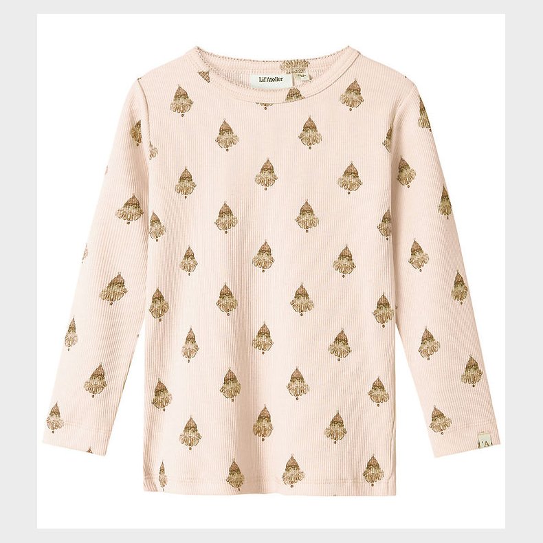 Lil' Atelier Bluse - Rib - NmfLavo - Pastel Parchment