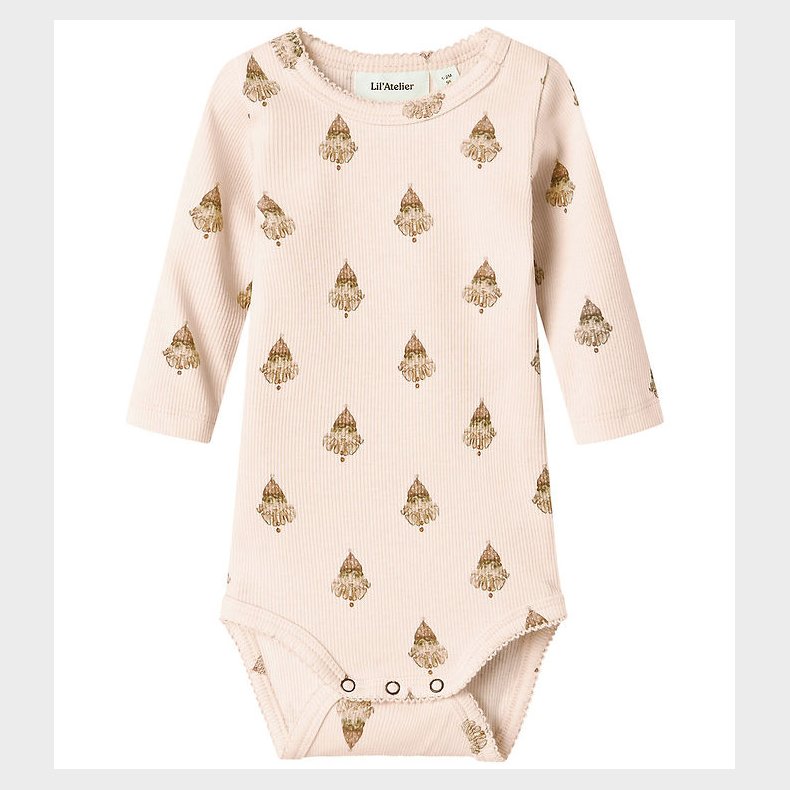 Lil' Atelier Body l/ - Rib - NbfLavo - Pastel Parchment