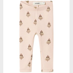 Lil' Atelier Leggins - Rib - NbfLavo - Pastel Parchment