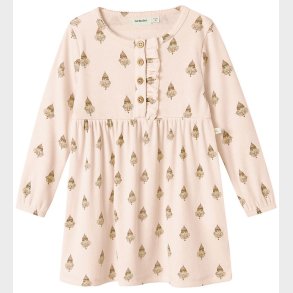 Lil' Atelier Kjole - Rib - NmfLavo - Pastel Parchment