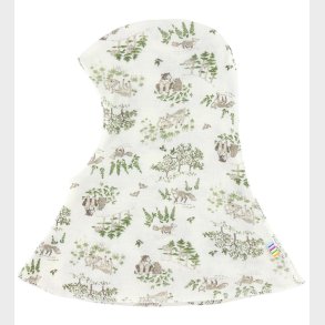 Joha Elefanthue - Uld/Silke - 2-lags - Off White m. Trer