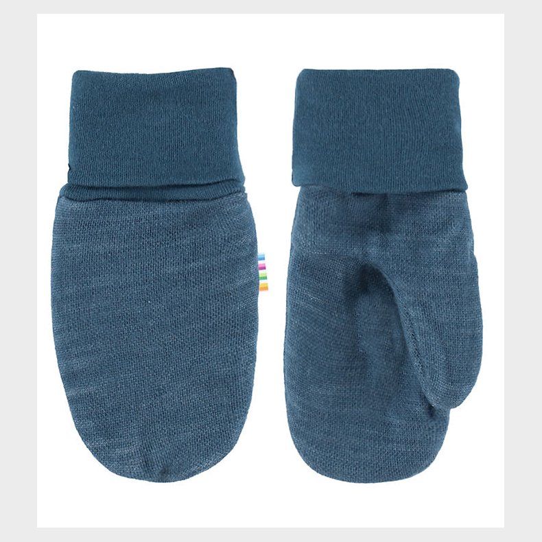 Joha Luffer m. Tommel - Uld/Bambus - Dark Denim