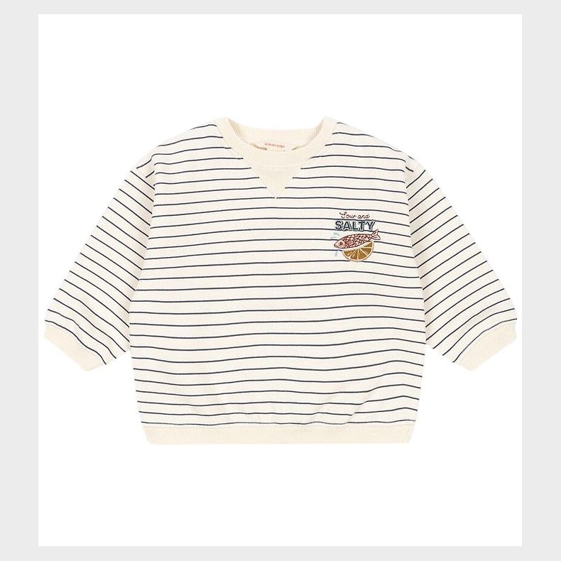 Konges Sljd Sweatshirt - Amio - Captains Blue/Antique White