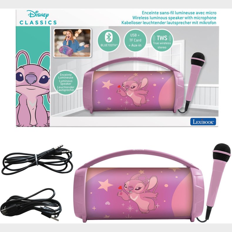 Disney Lilo and Stitch Angel Bluetooth Hjttaler